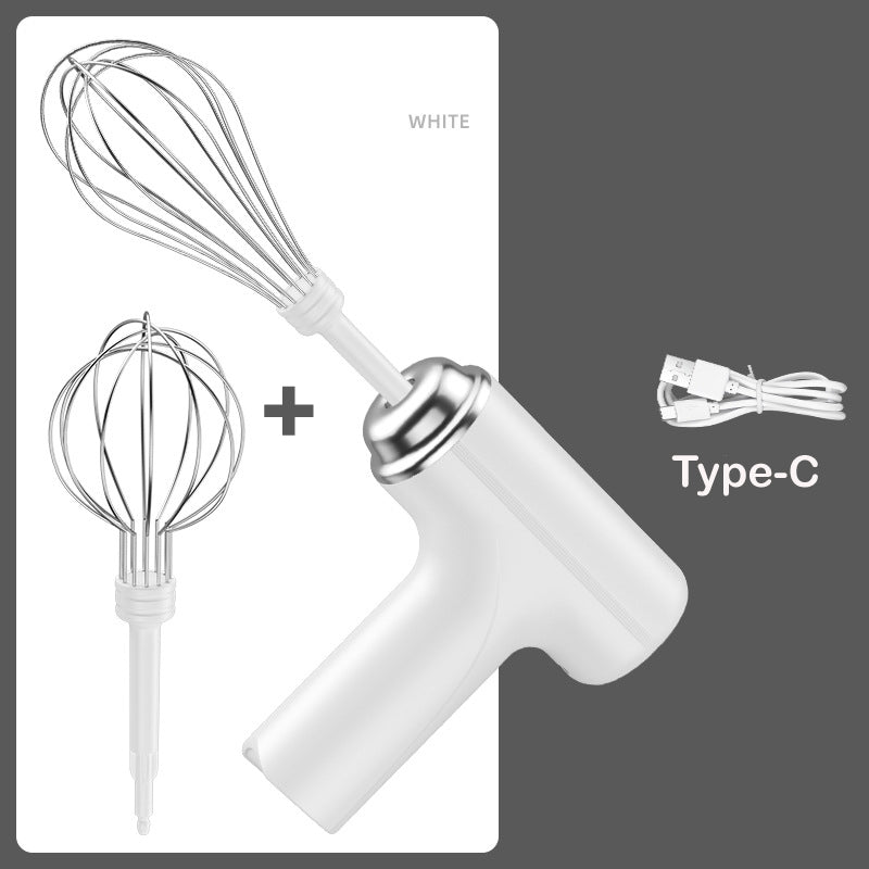 USB Rechargeable Mini Handheld Egg Beater