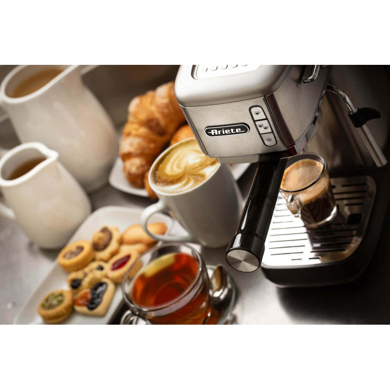 Metal Espresso Machine for Ground Coffee and Pods