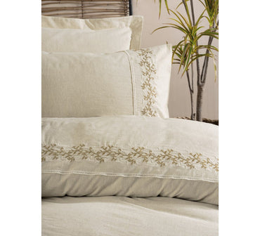 Cotton Linen Double Duvet Cover Set Darian