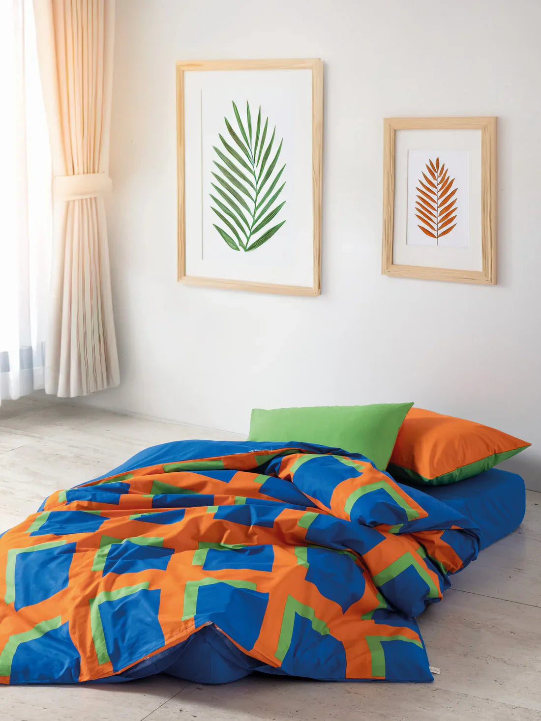 Popping Colors Double Fitted Sheet Duvet Cover Set reversable VENUS