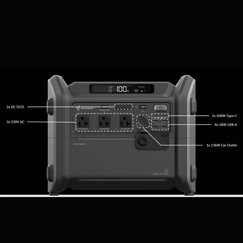 Segway Portable Power Station Cube 1000