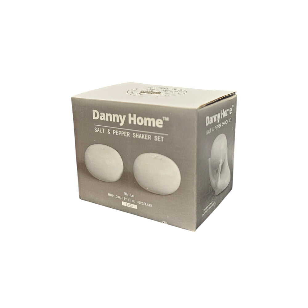 Danny Home 2-Pieces Salt & Pepper Porcelain Shaker Set