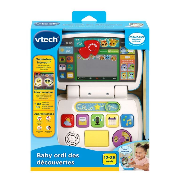 VTech Toddler Tech Laptop French Edition (80-524705)