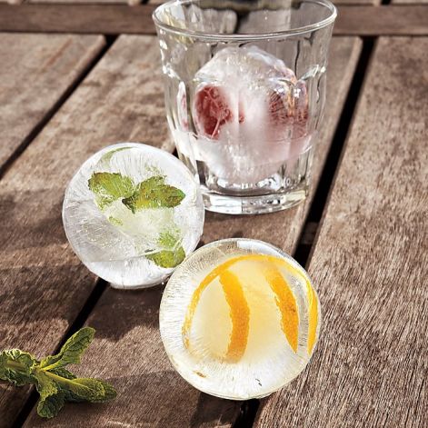 2-Pieces Giant Round Ice Ball Maker