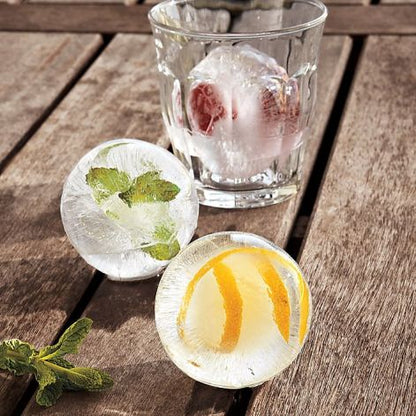 2-Pieces Giant Round Ice Ball Maker