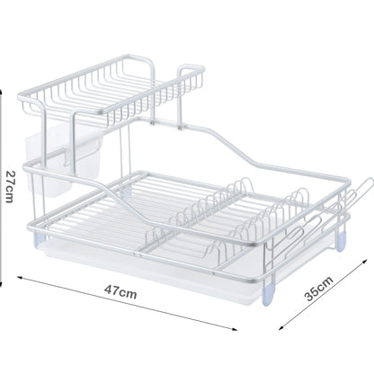 Binca Aluminum 2-Layer Dish Rack