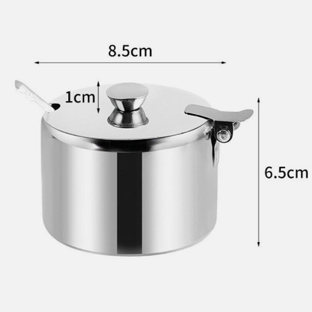 Stainless Steel Sugar Storage Pot