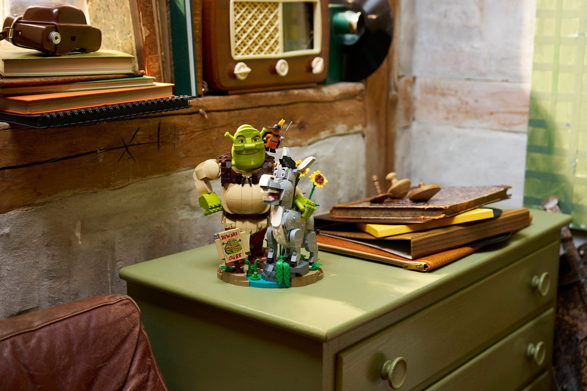 Shrek, Donkey & Puss in Boots