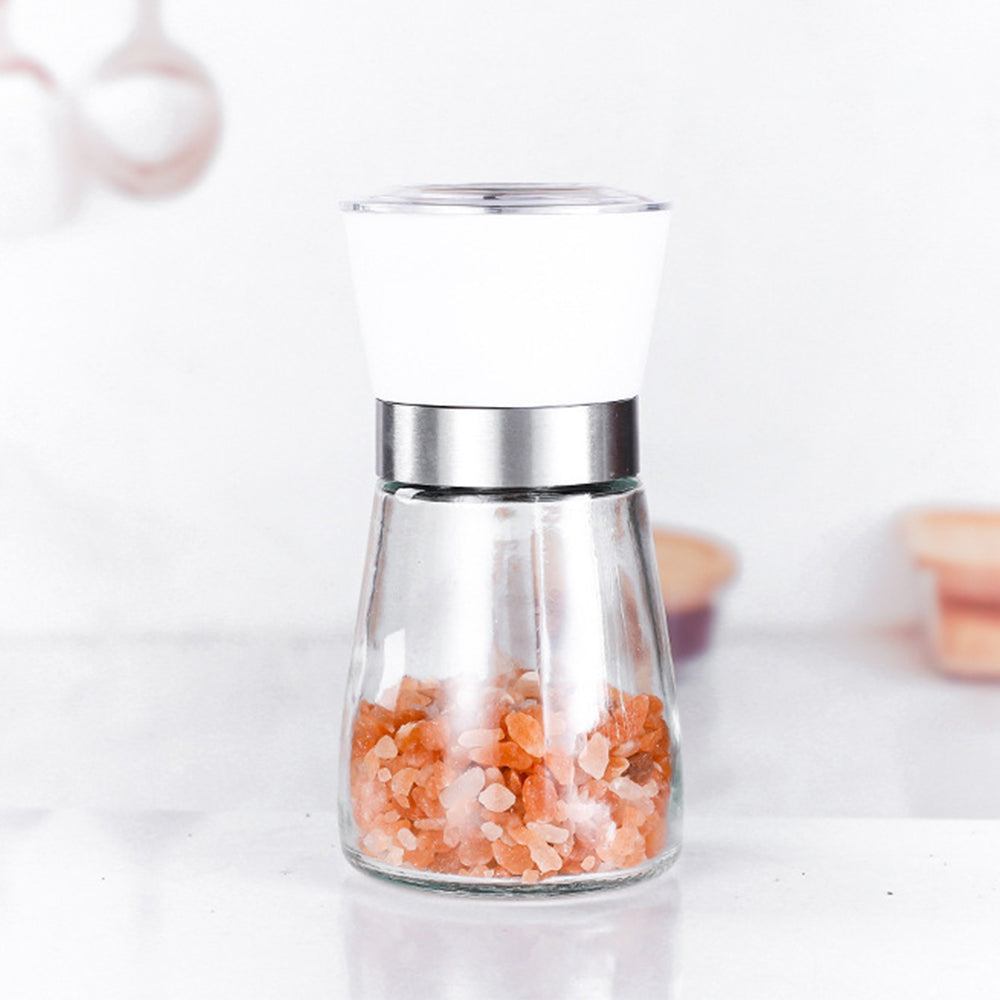 Danny Home Pepper Mill Seasoning Bottle 13-cm White