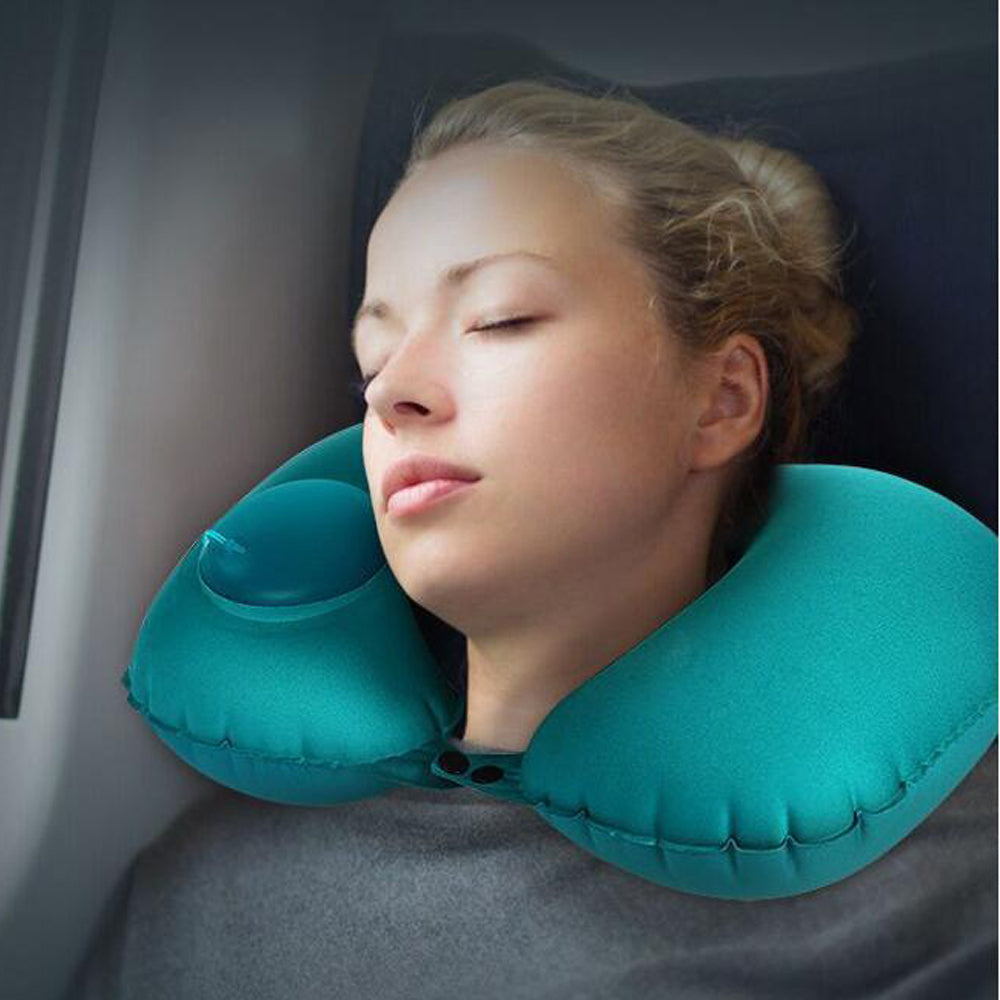 PMF U-Shaped Travel neck pillow, integrated air pump
