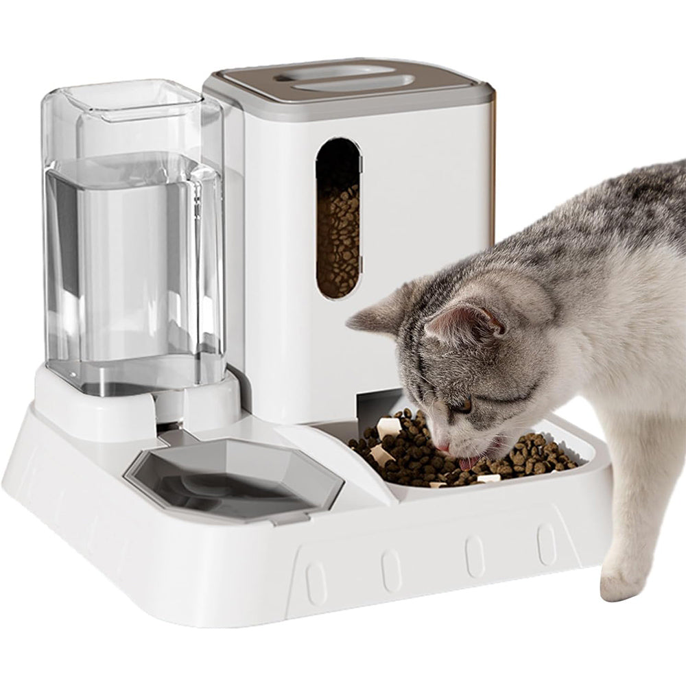 2-in-1 Pet Feeder & Water Dispenser