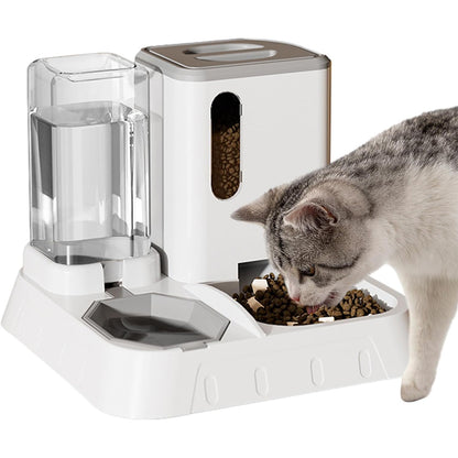 2-in-1 Pet Feeder & Water Dispenser