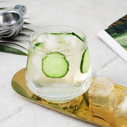 DELI 6-Pieces Clear Glasses Set 370-ml