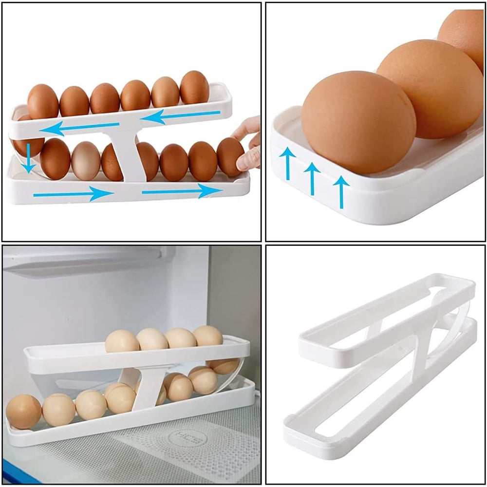 2 Tier Rolling Egg Dispenser