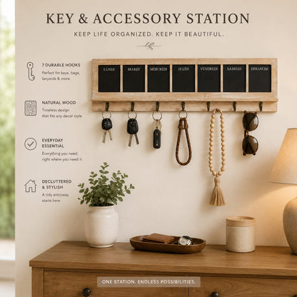 Wall Hanger With Chalkboard