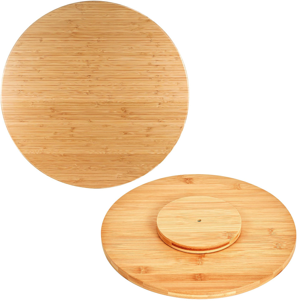 Rotating Bamboo Serving Board 35cm