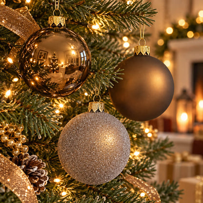 Micasa Christmas Baubles – Set of 3