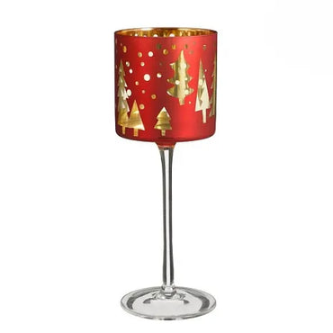 Hurricane Light Christmas Tree Candle Holder