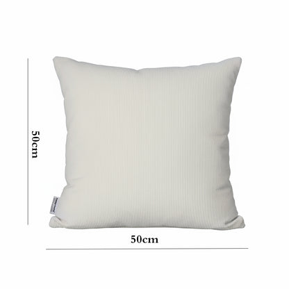 Danny Home Cotton Corduroy Cushion – off-white 50x50cm