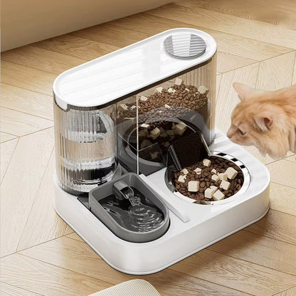 2-in-1 Pet Feeder & Water Dispenser
