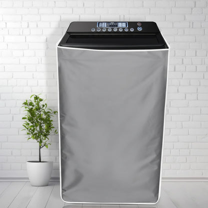 Waterproof & Dustproof  Top LoadWashing Machine Cover Suitable for 7-8 Kg – Grey