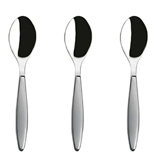 Guzzini Feeling Set of 3 Stainless Steel Teaspoons