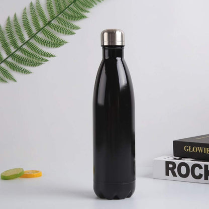 Stainless Steel Double Wall Vacuum Insulated Flask Water Bottle – Black