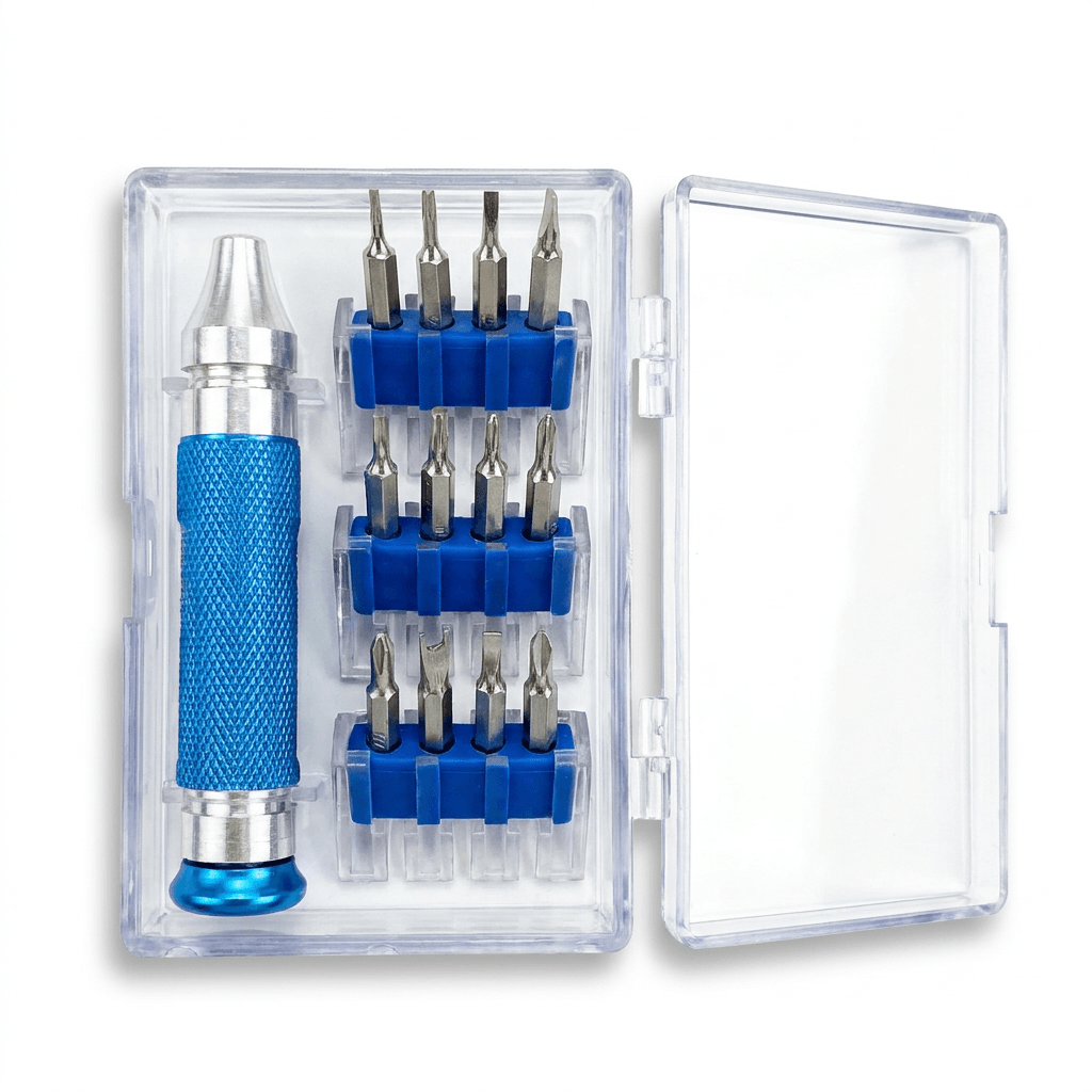 Migros 13-Piece Precision Screwdriver Set With Storage Case