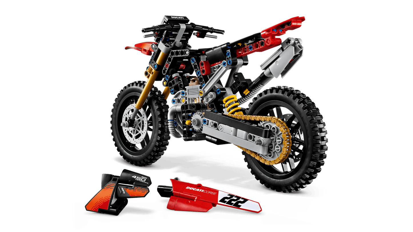 LEGO Technic - Ducati Desmo450 MX Factory Motorcycle - 42238