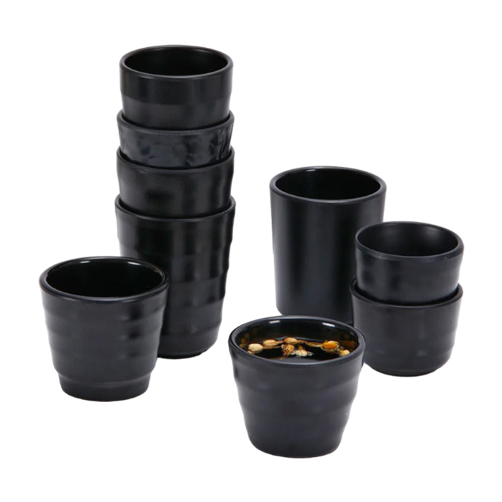 200ml Cup Black Melamine Dinnerware