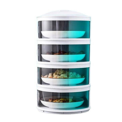 Transparent Stable Stack-able Food Insulation Covers Dust-proof