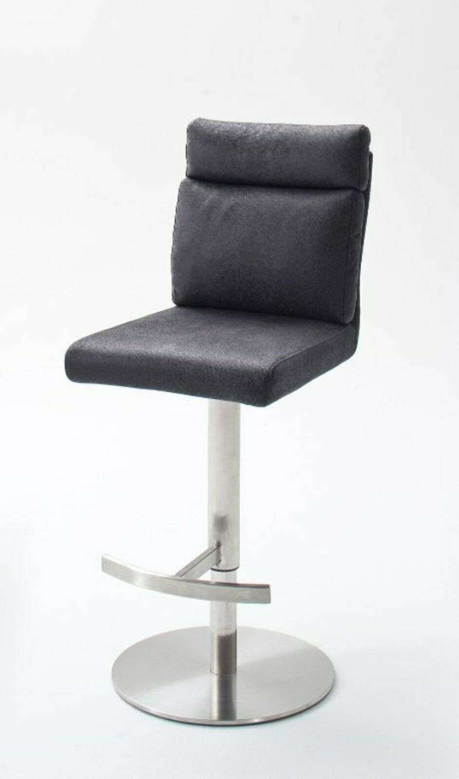 Pia Antique-Look Bar Stool in Brown or Gray