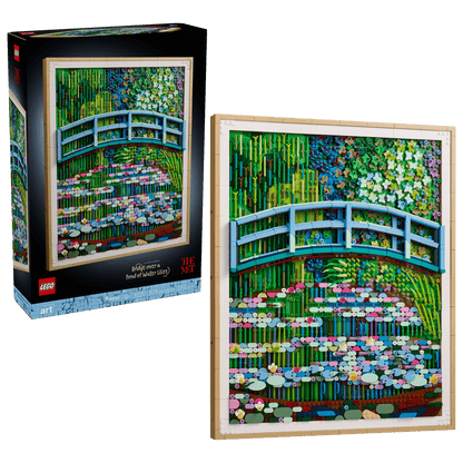 LEGO Art Claude Monet Bridge over Water Lilies 31220 Kit