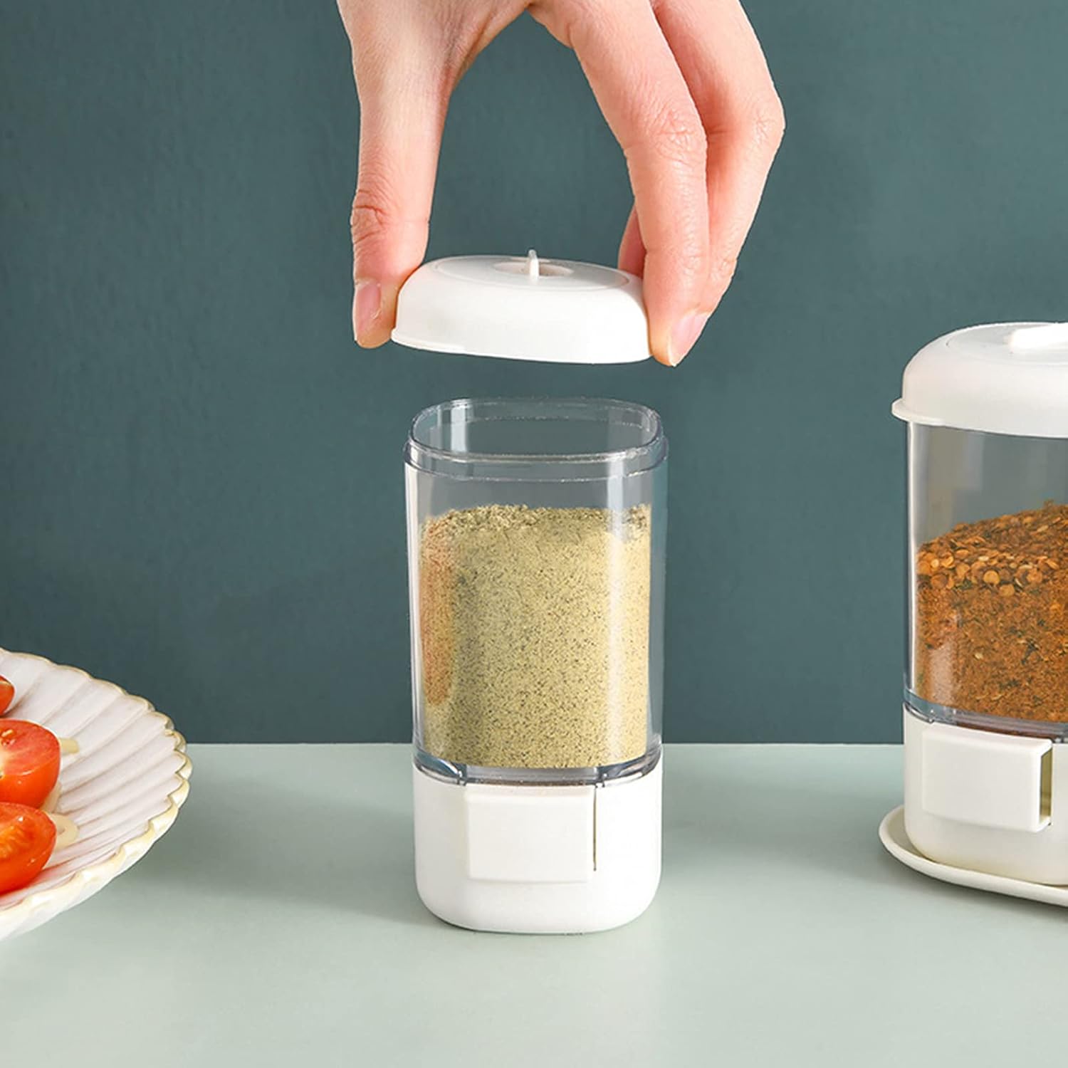 Double Seasoning Jars Set Measuring