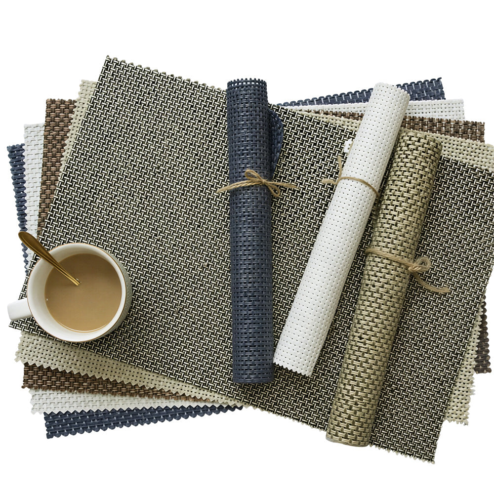 Western-Style PVC Place-mats Set of 4 Table Mats