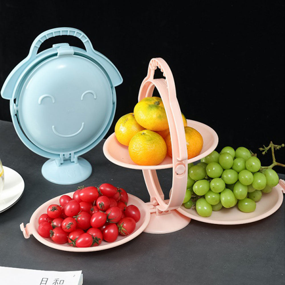 Portable Multi-Layer Folding Fruit Tray
