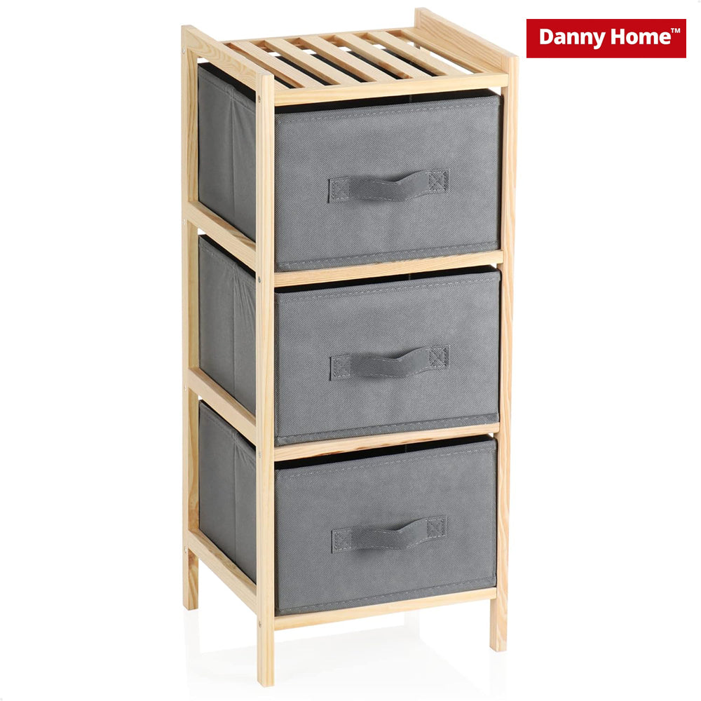 Danny Home Storage Cabinet with 3 Storage Drawers
