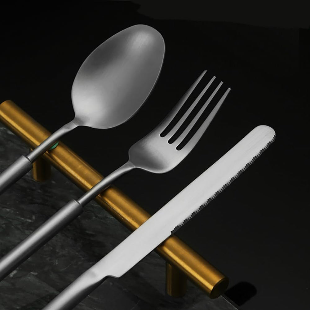 PROUD 5-Pieces Mat Stainless Steel 304 Silverware Tableware Cutlery Set ( 9002 )