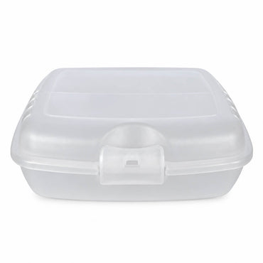 Rotho White Translucent Lunch Box