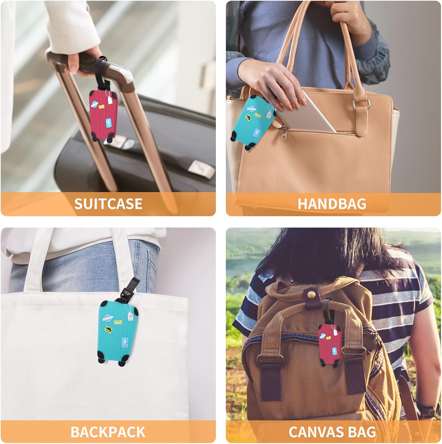 Silicone Travel Luggage Tags