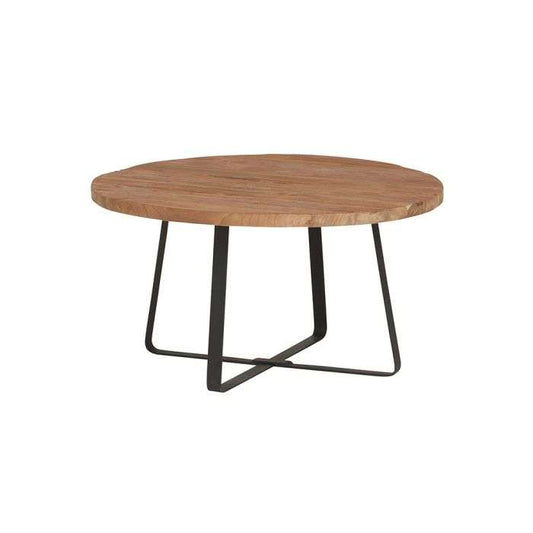 Coffee Table Ø70 - Solid Teak Wood by Strauss