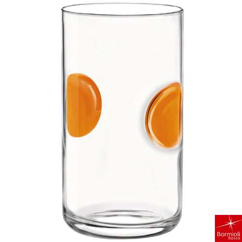 Bormioli Rocco Giove Glass with Colorful Circles