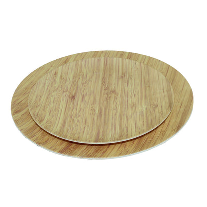 20cm Plate Wooden Melamine Dinnerware