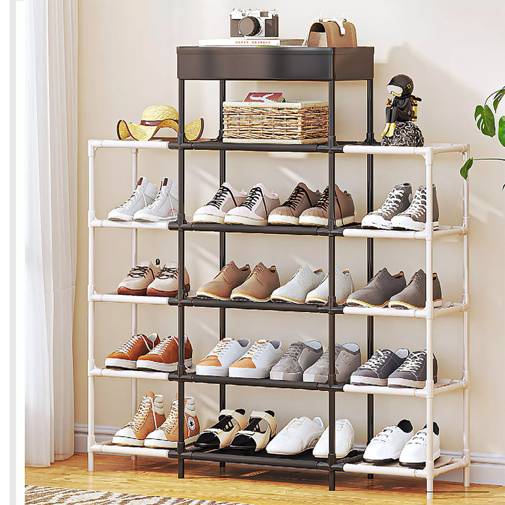 Multifunction Double-color Matching Shoe Rack Organizer