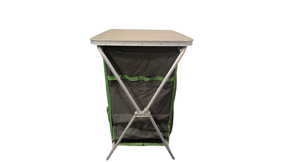 Camping shelf with interion space for optimal storage by Crivit