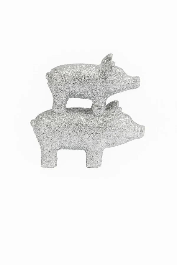 Holiday Elegance-Christmas silver decorative ornament