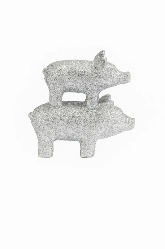 Holiday Elegance-Christmas silver decorative ornament