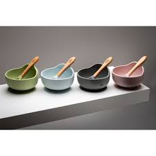 Silicone Suction Bowl & Spoon Set