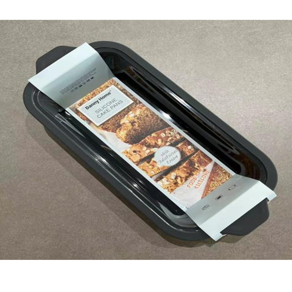 Danny Home High Quality Rectanguler Silicone Non-Stick Baking Mold 33.3 * 14.7 * 7 cm