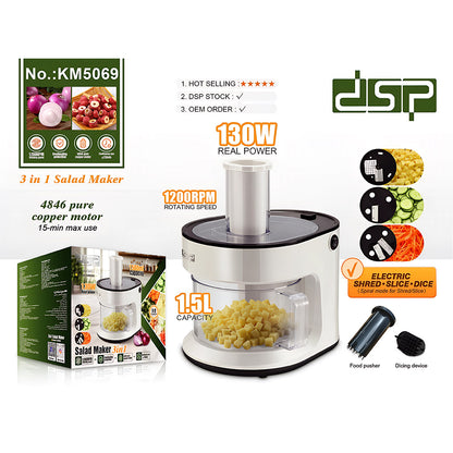 DSP KM5069, Multi-Function Electric Food Processor
